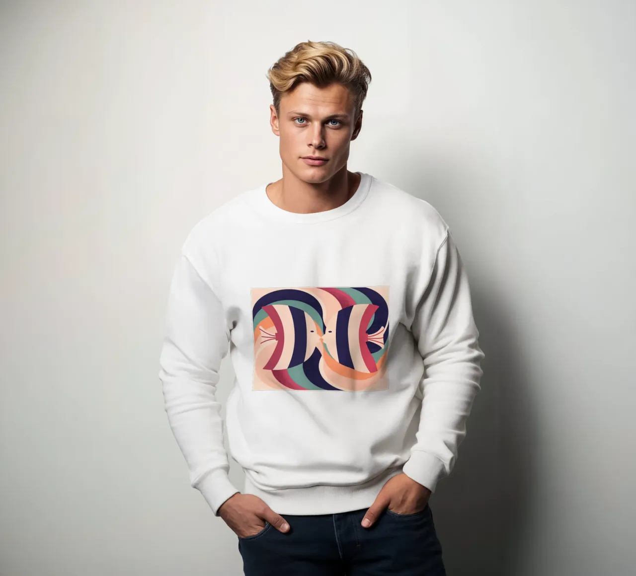 Two Fish sweatshirt by Gaite