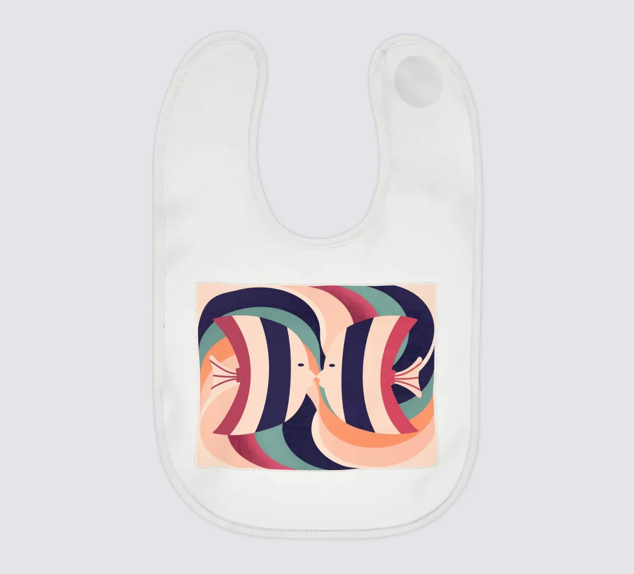 Two Fish baby bib by Gaite