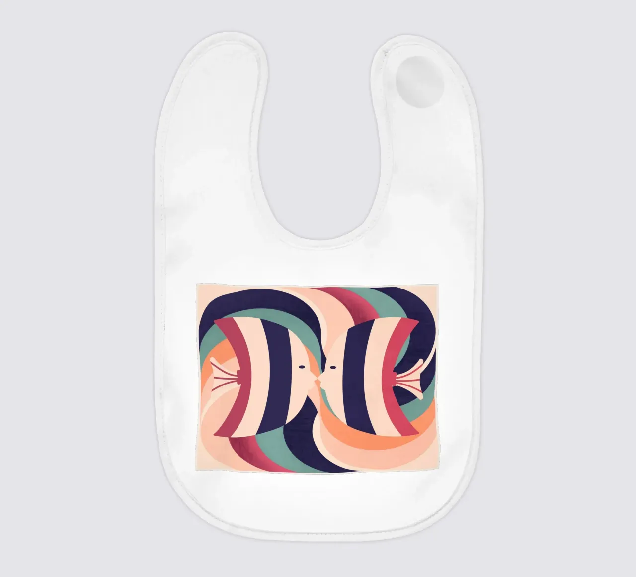 Two Fish baby bib by Gaite