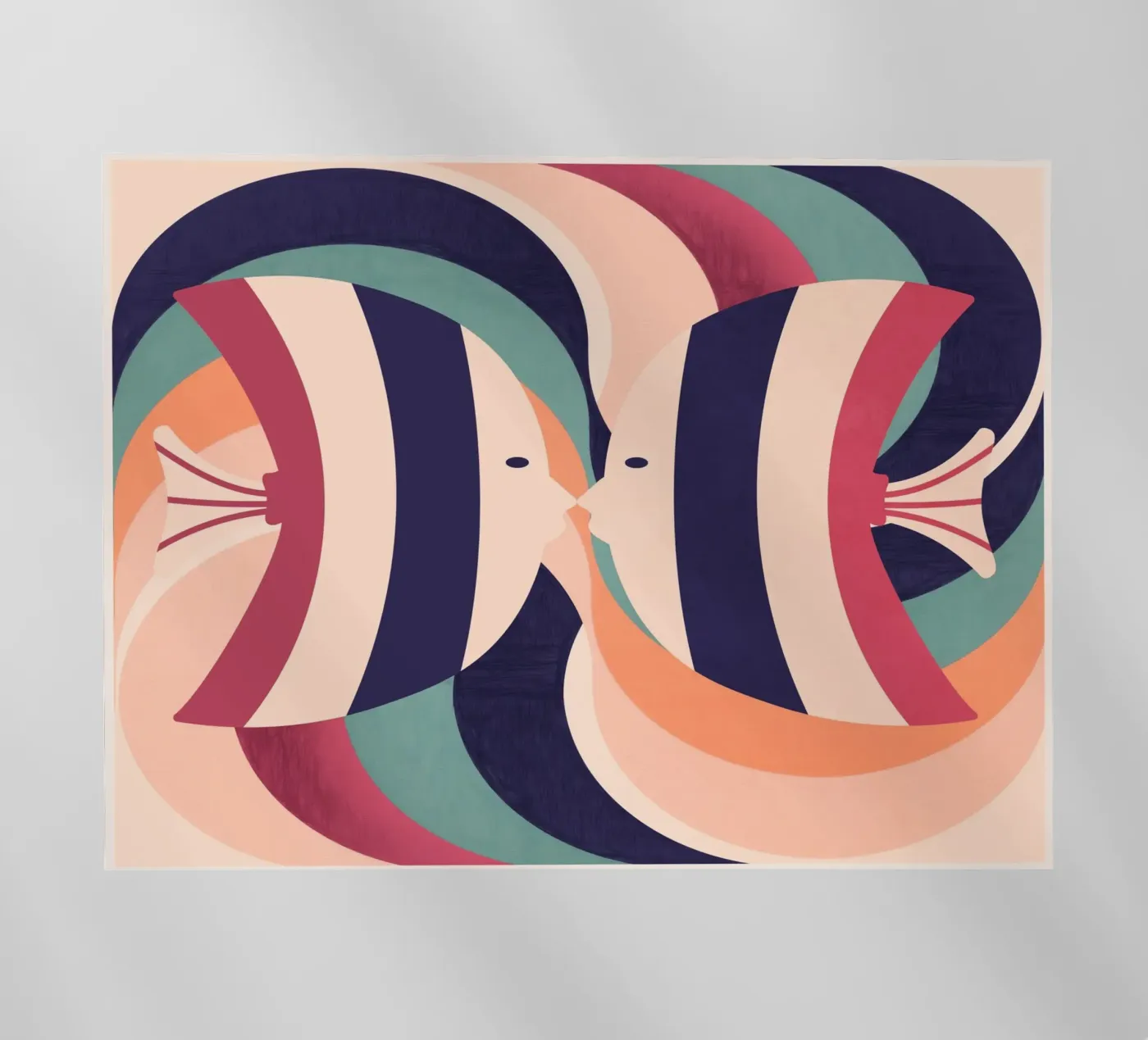 Two Fish Backlit Folie von Gaite