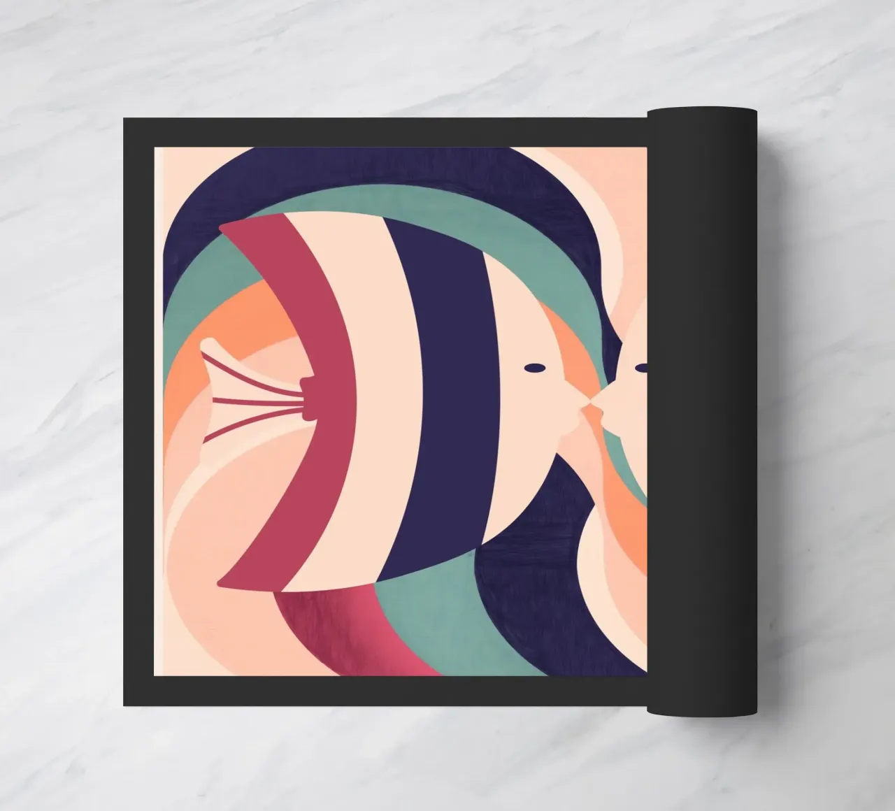 Two Fish doormat by Gaite