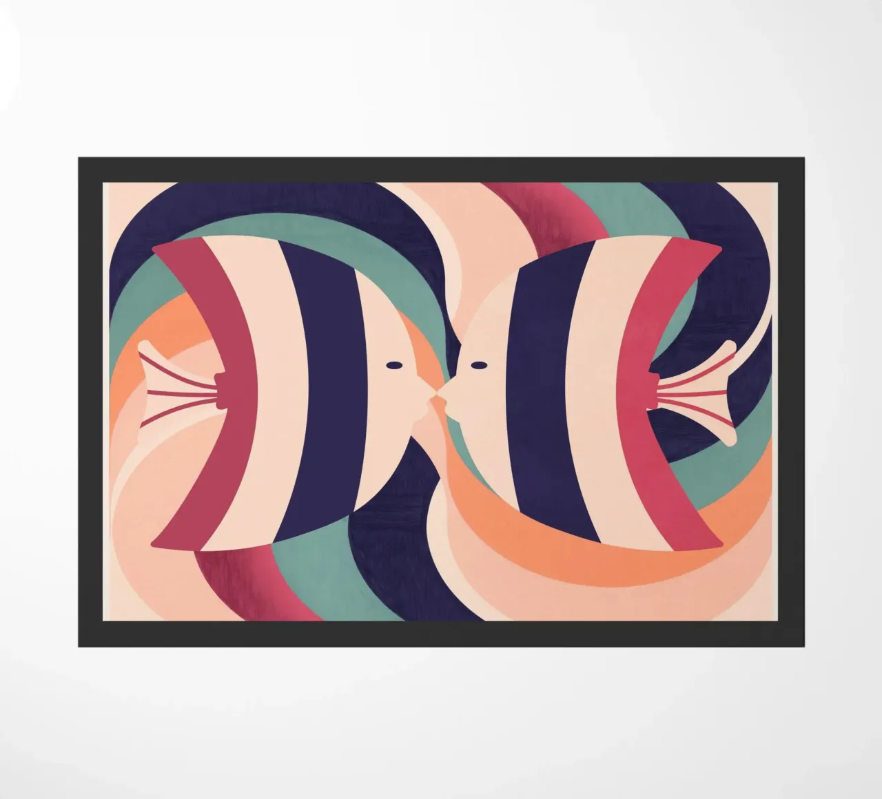 Two Fish doormat by Gaite