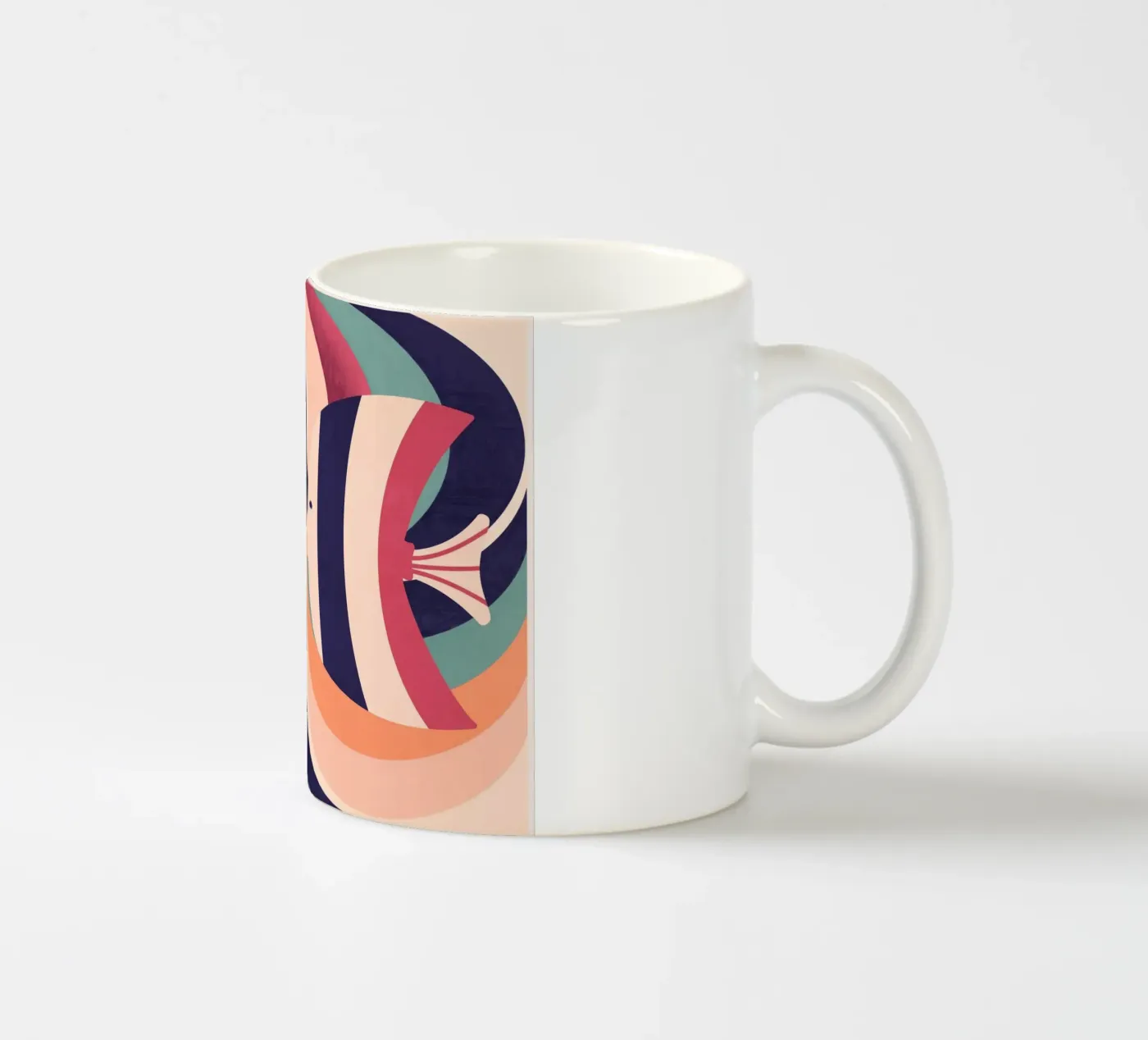 Two Fish ceramic mug by Gaite