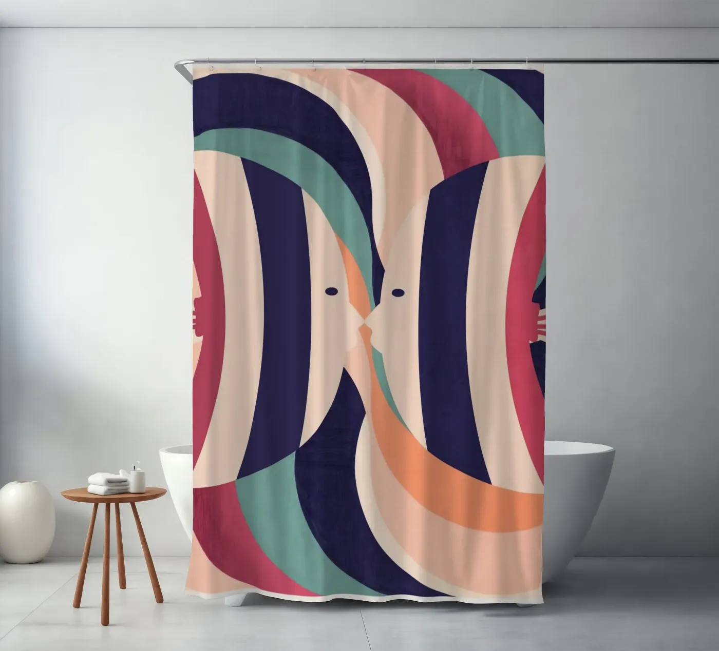 Due pesci tenda da doccia da Gaite