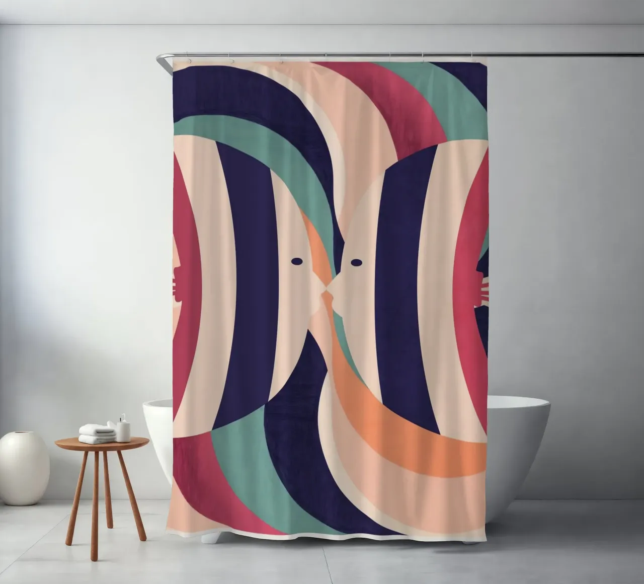 Two Fish Duschvorhang von Gaite