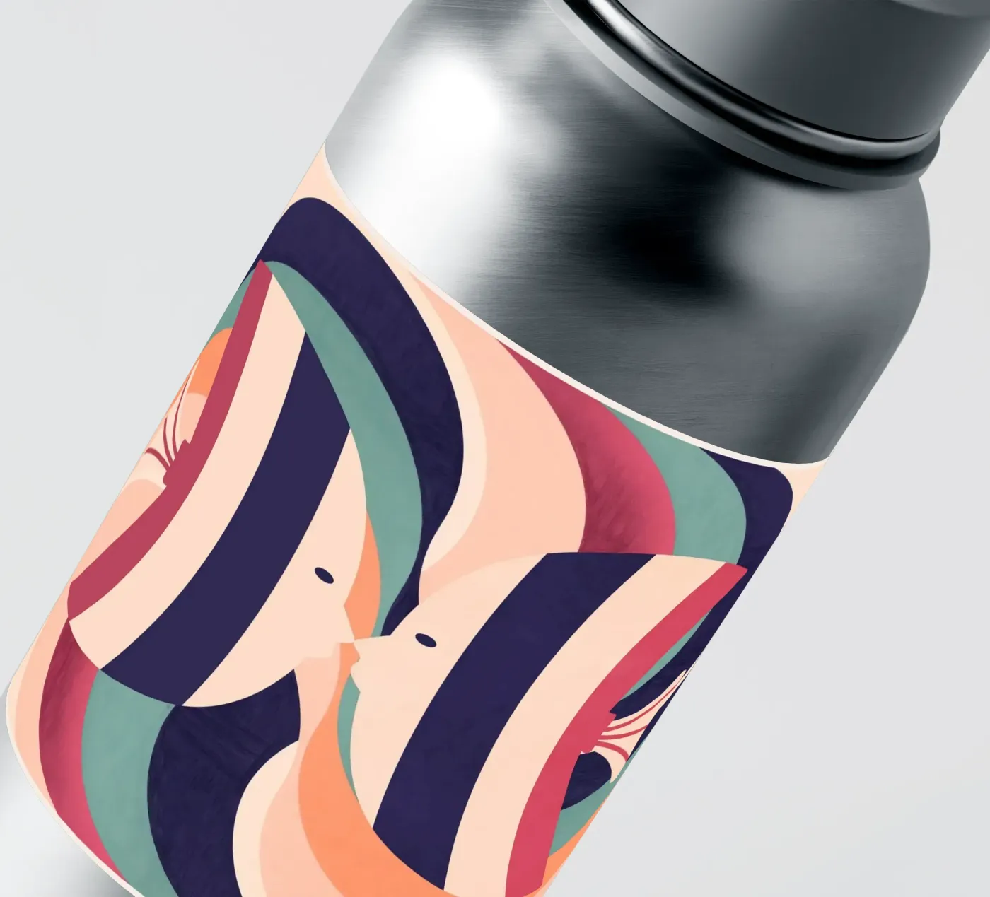 Twee vissen sticker van Gaite