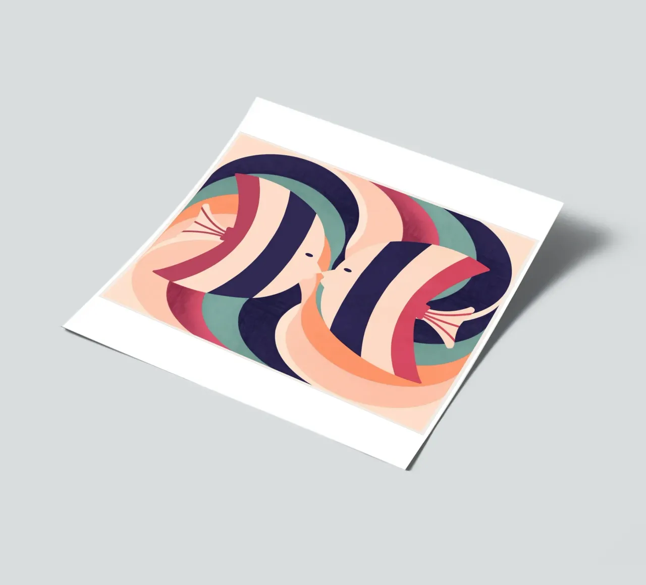 Two Fish stickervel van Gaite