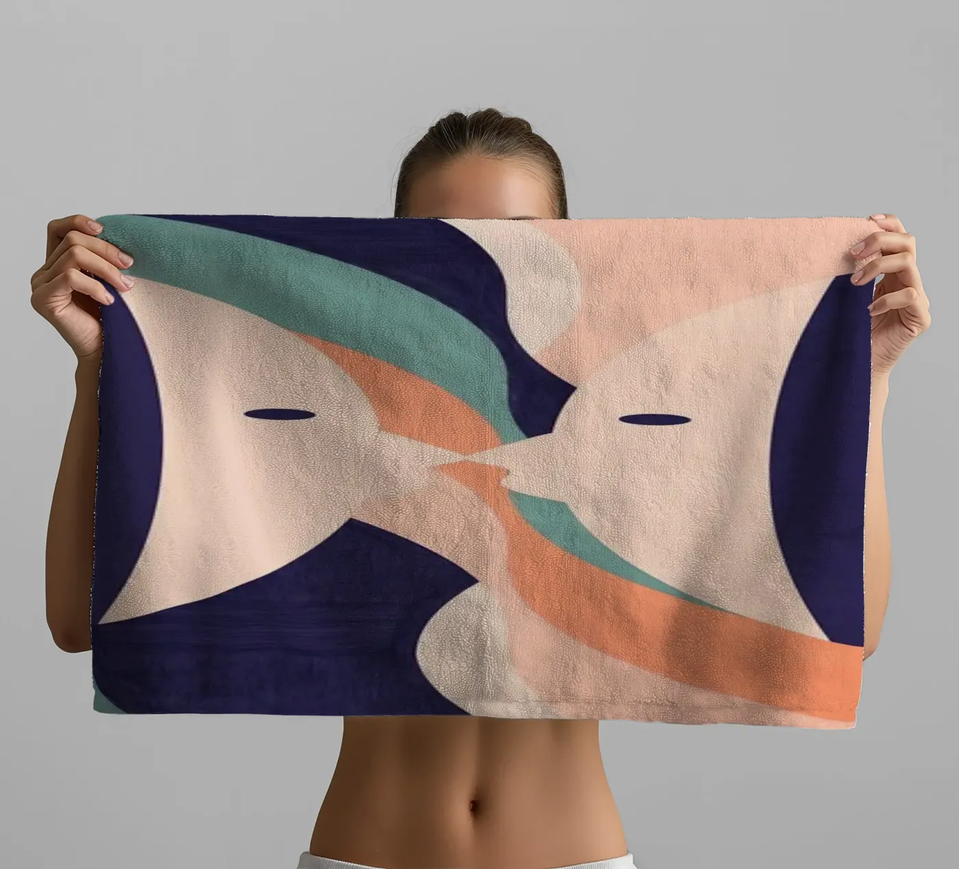 Two Fish towel by Gaite