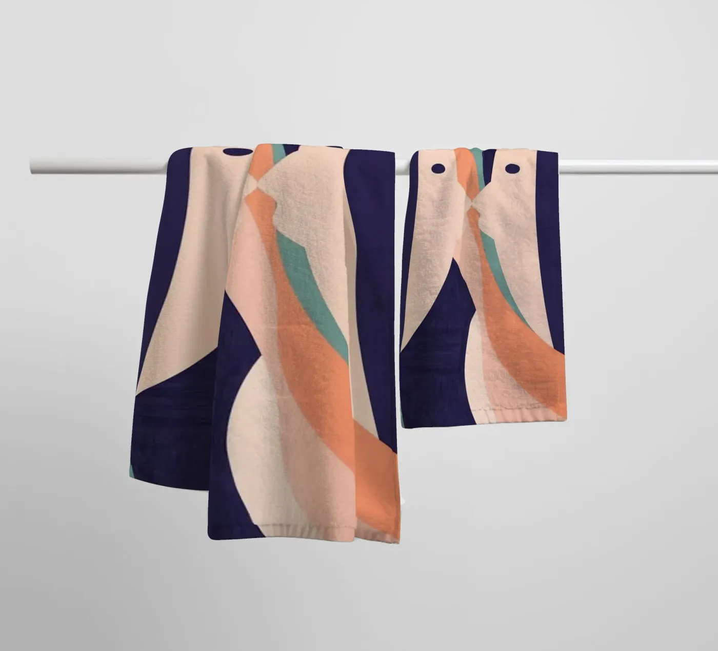 Two Fish towel by Gaite