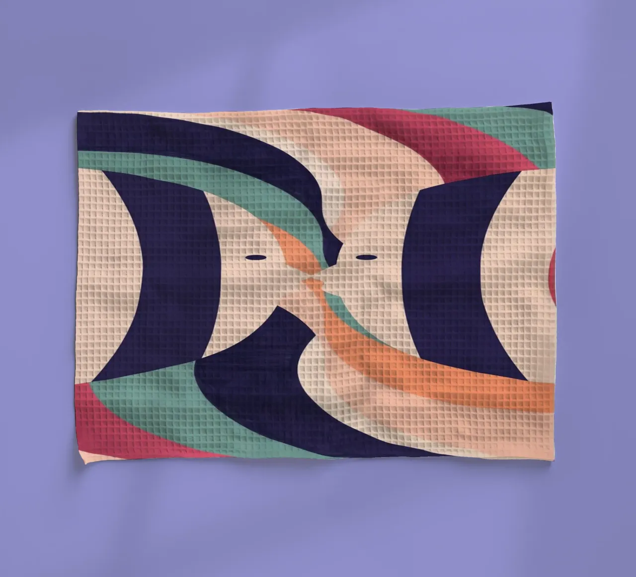 Two Fish tea towel by Gaite