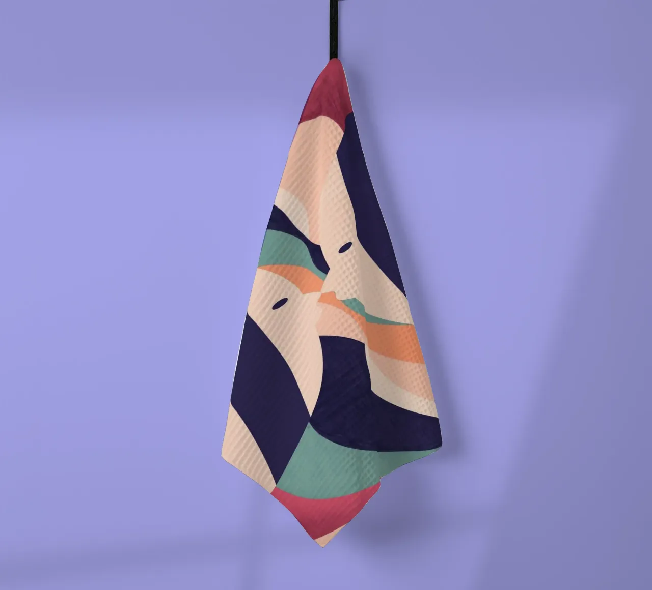 Two Fish tea towel by Gaite