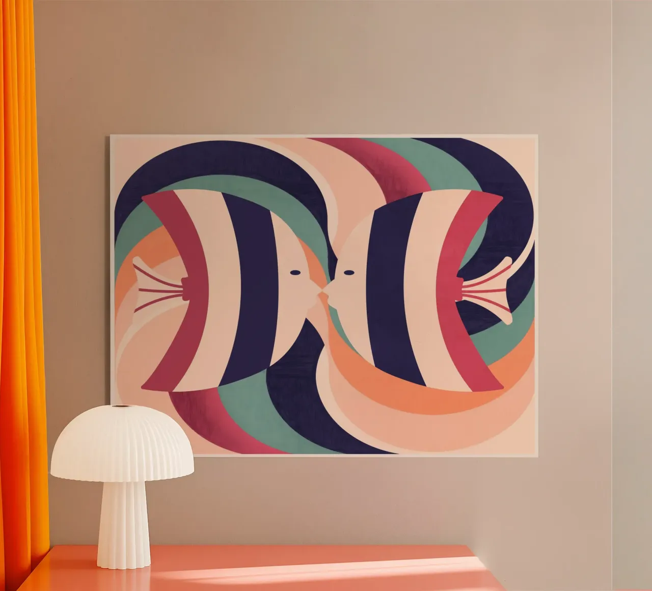 Two Fish plexiglass da Gaite