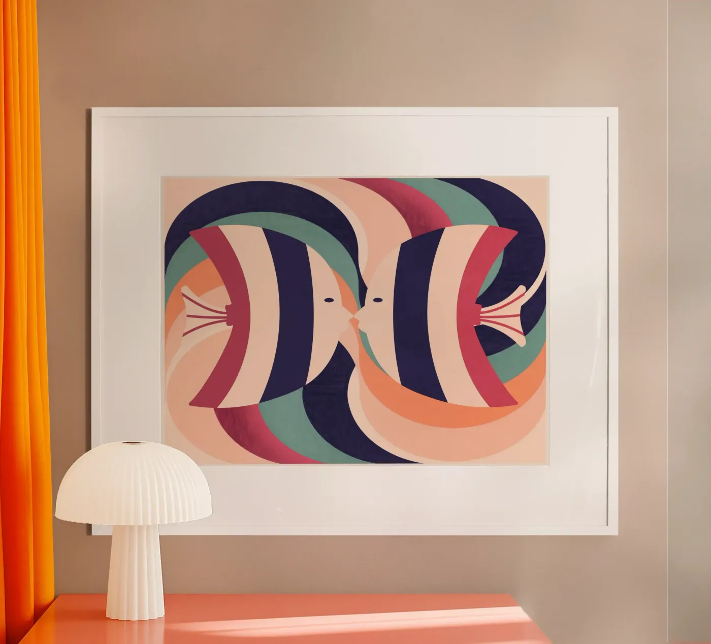 Two Fish poster by Gaite