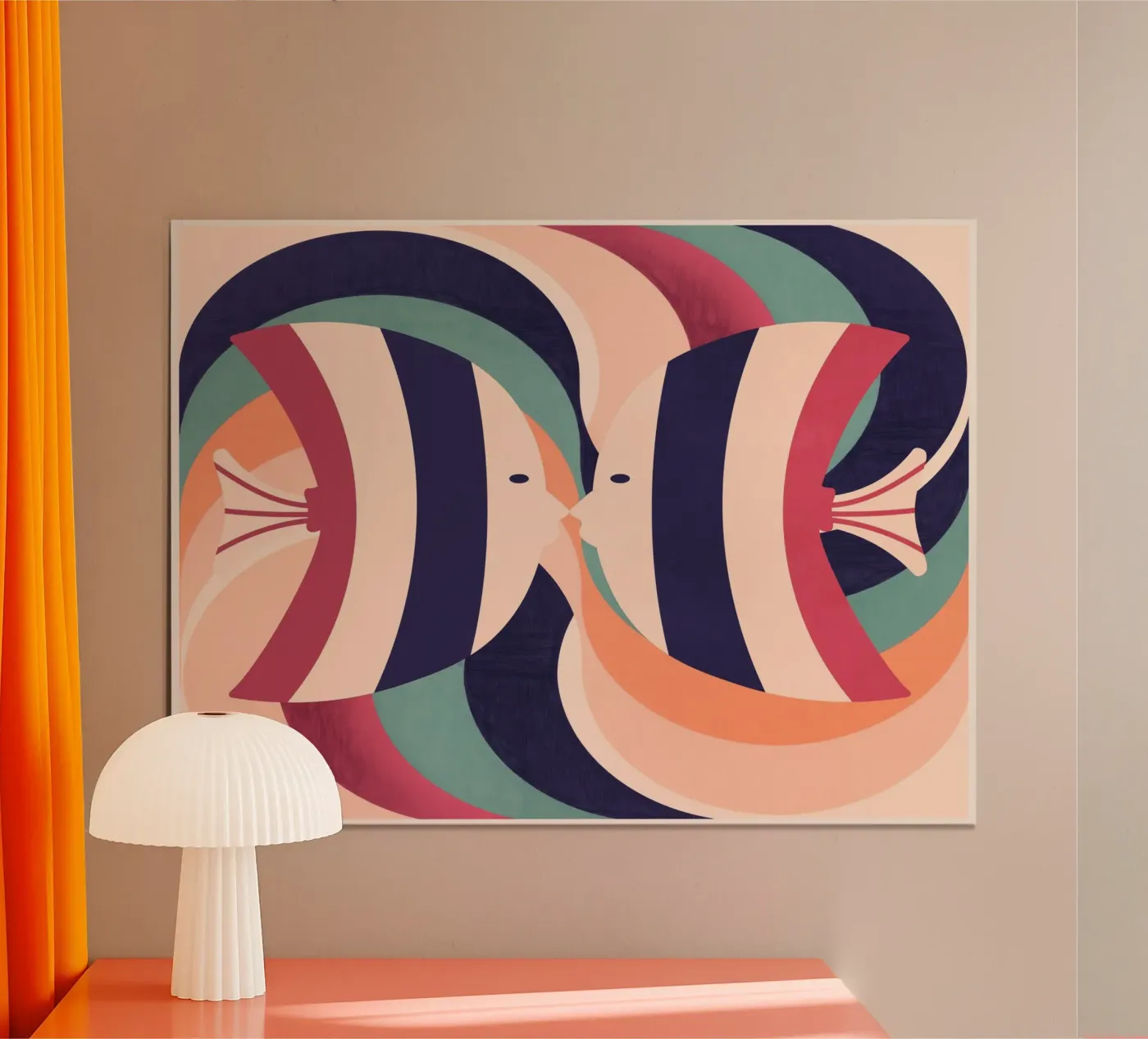 Two Fish poster by Gaite