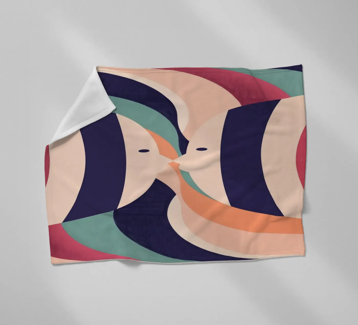 Deux poissons plaid polaire de Gaite