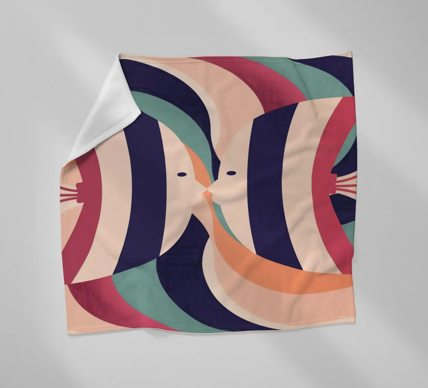 Deux poissons plaid polaire de Gaite