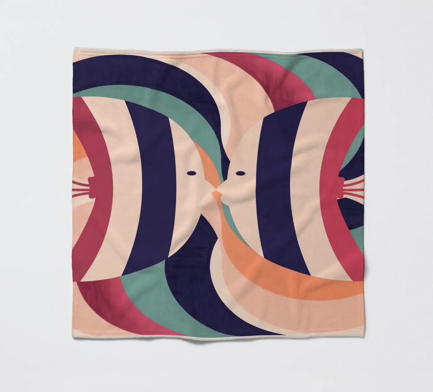 Deux poissons plaid polaire de Gaite