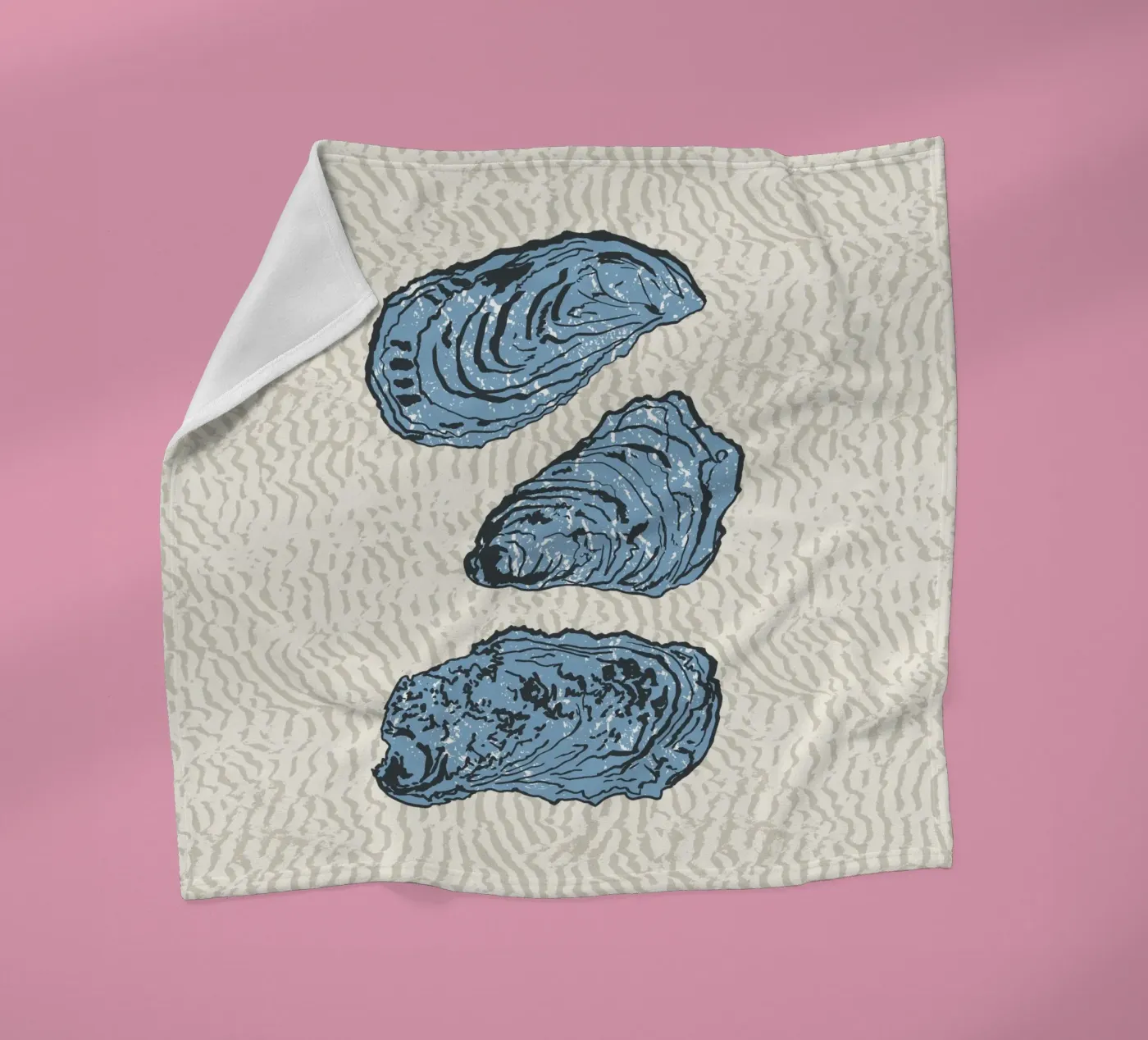 Austern Fleecedecke von meikekohls