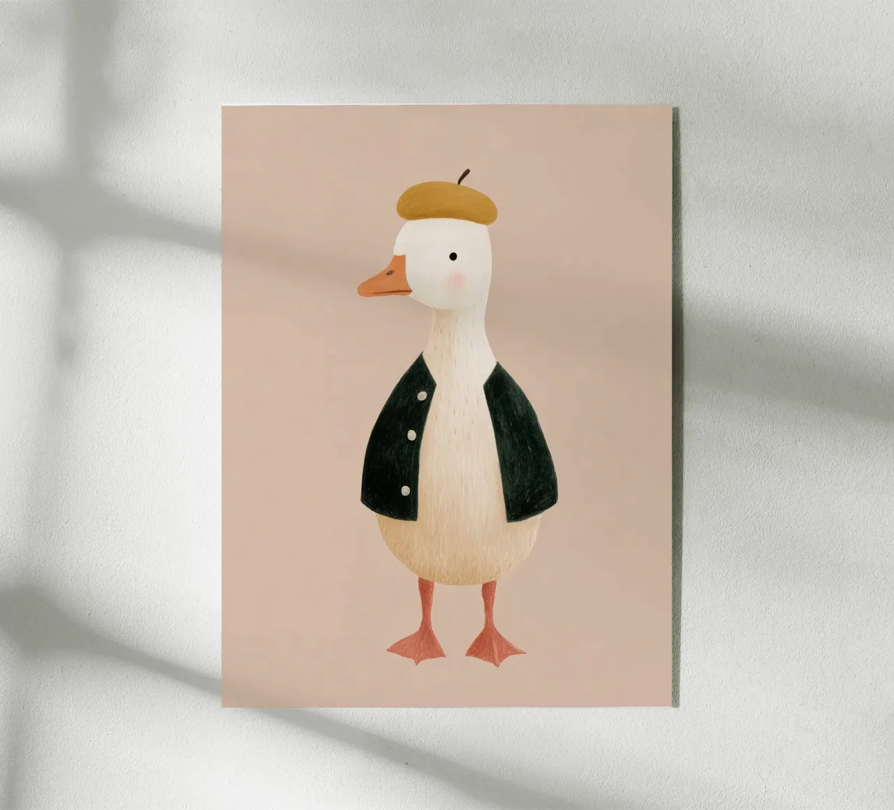 Franse gans acryl van Lille Verden