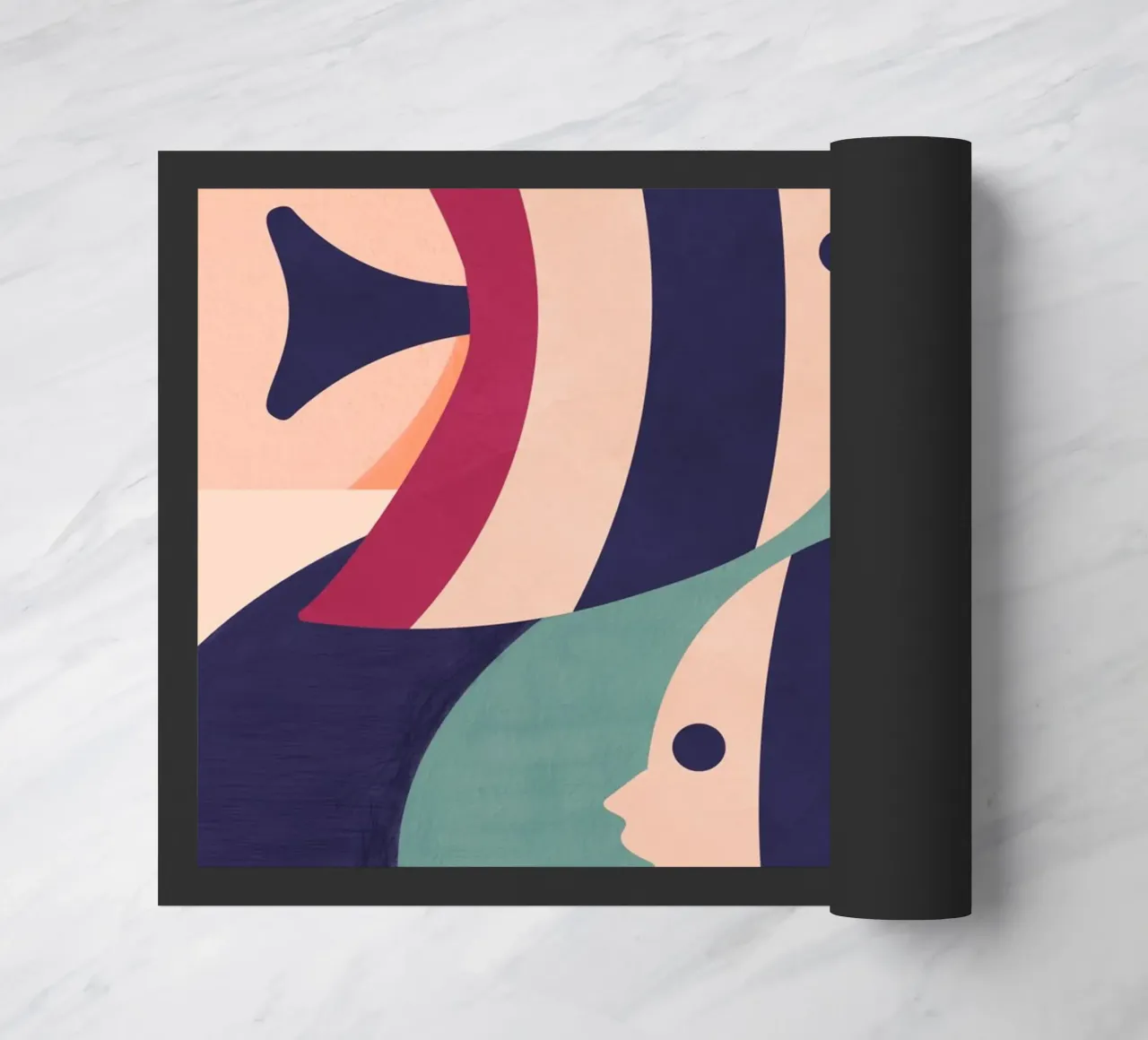 Two Fish doormat by Gaite