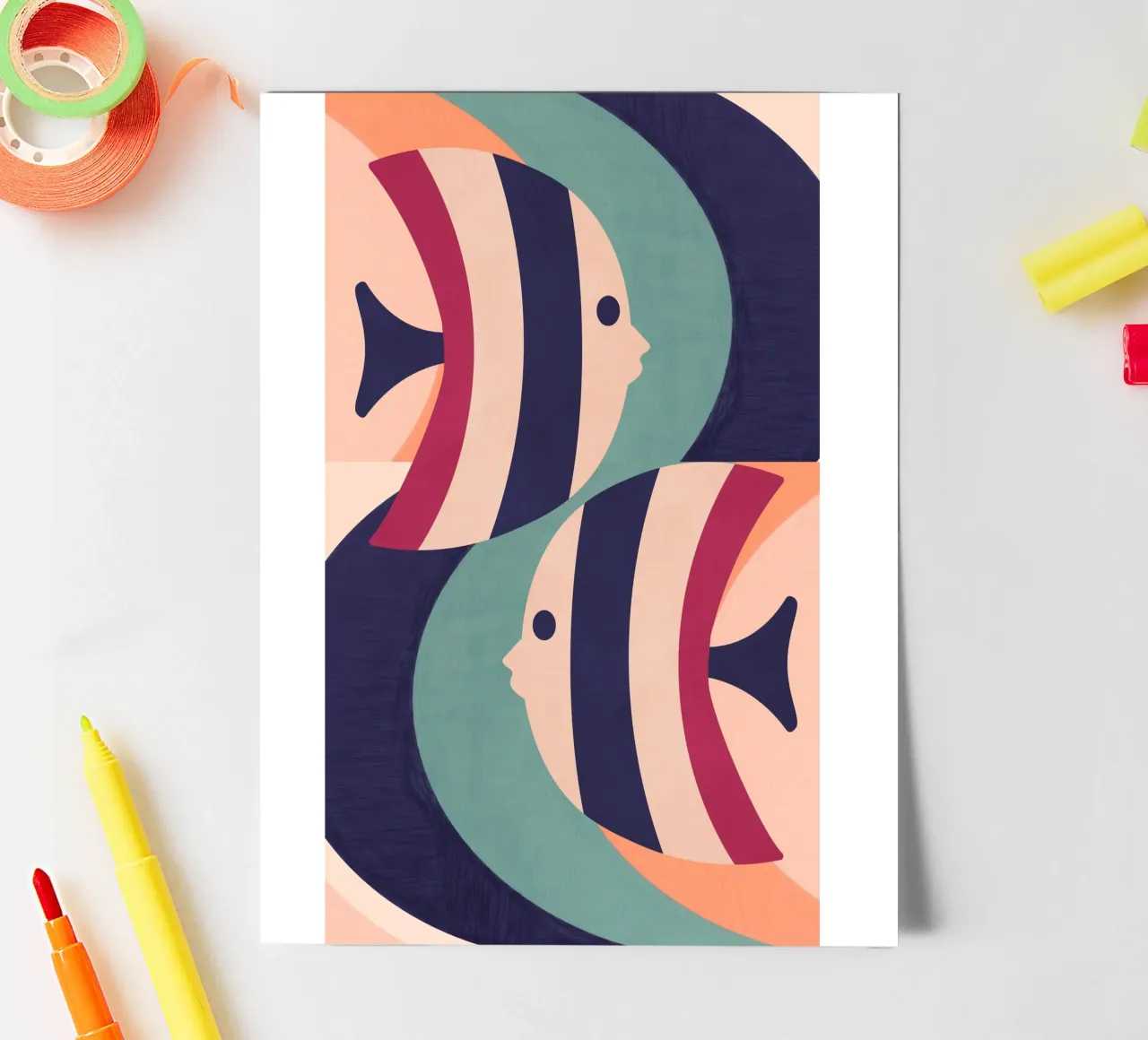 Two Fish sticker sheet by Gaite