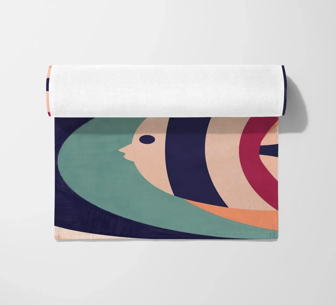 Two Fish beach towel by Gaite