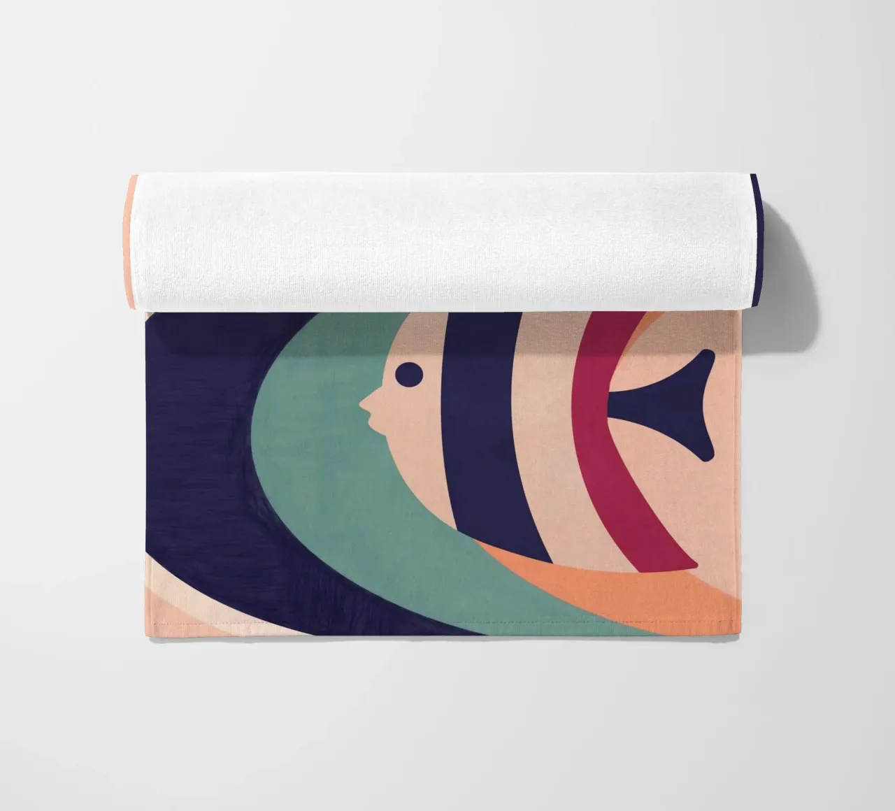 Two Fish beach towel by Gaite