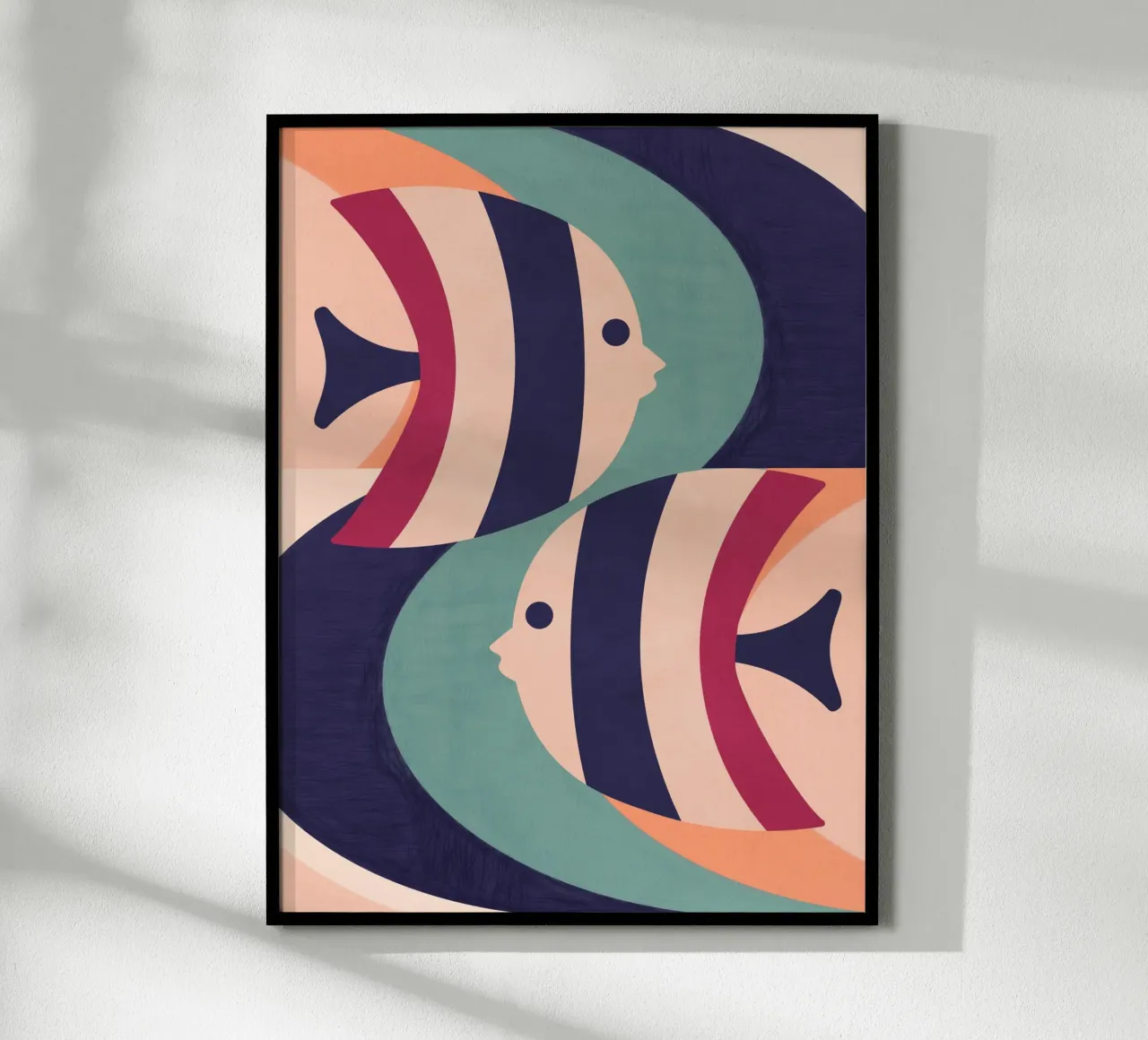 Two Fish poster by Gaite