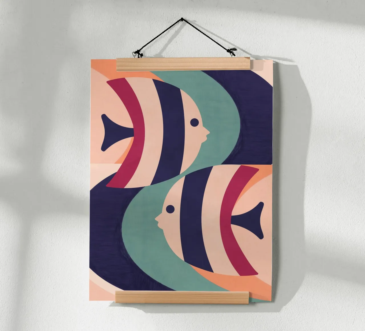 Two Fish poster by Gaite