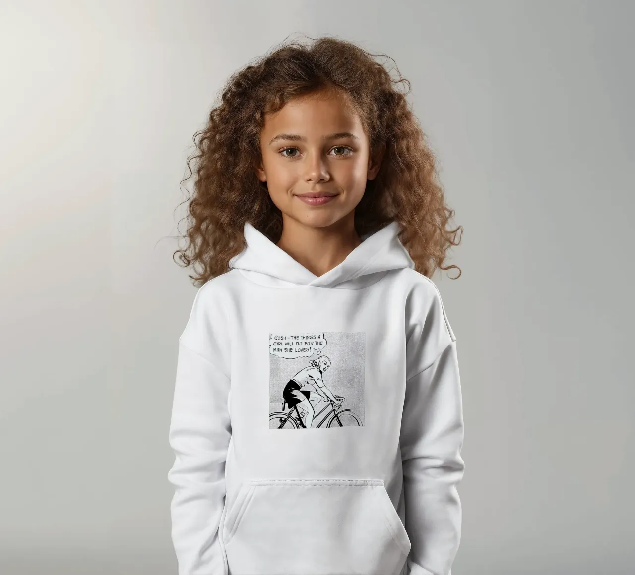 The Things a Girl Will Do sudadera con capucha para niño de Hemingway Design