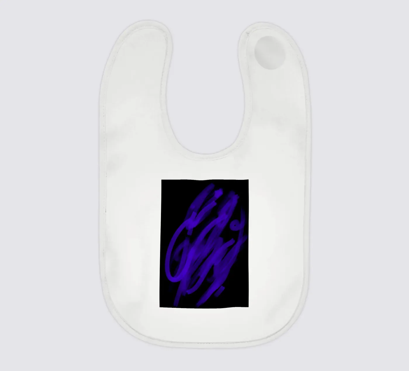 Ultraviolet baby bib by Studio B