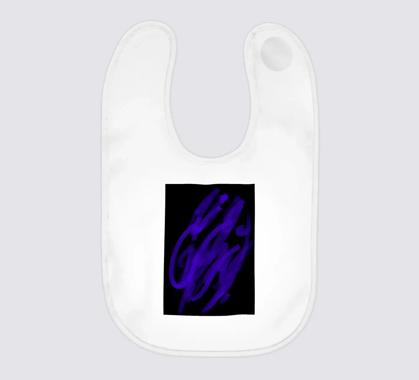 Ultraviolet baby bib by Studio B