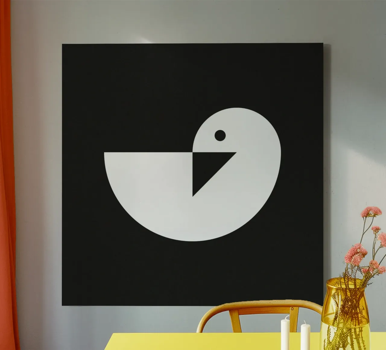 Gans canvas van Sebastian Kern