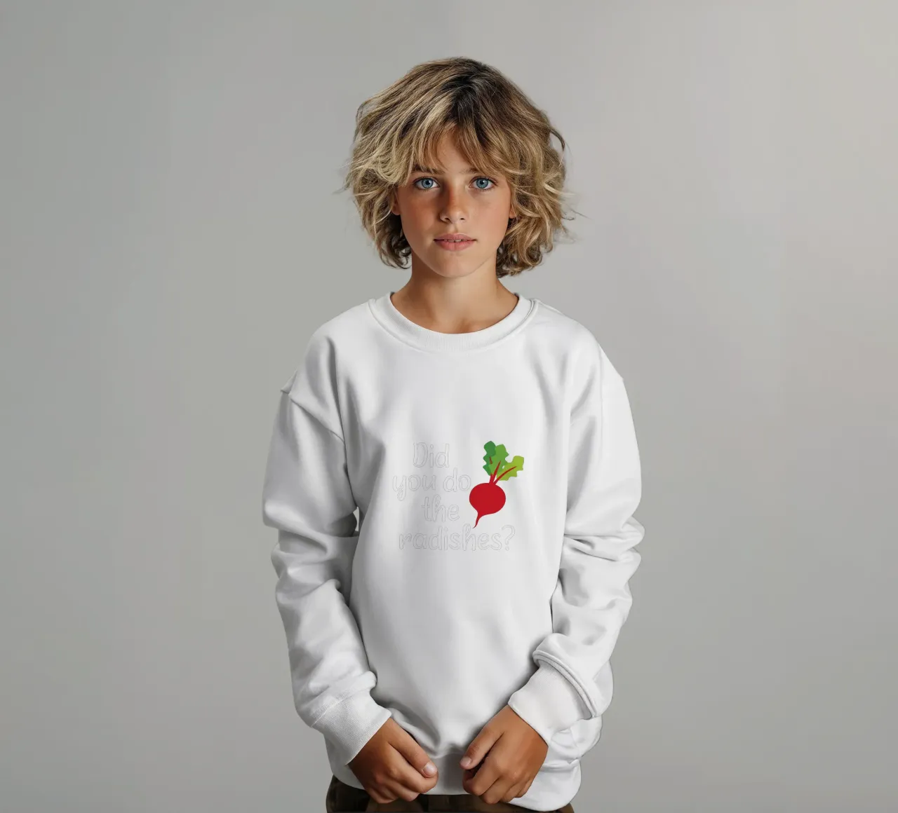 Did you do the radishes sudadera para niño de mygreenvalue
