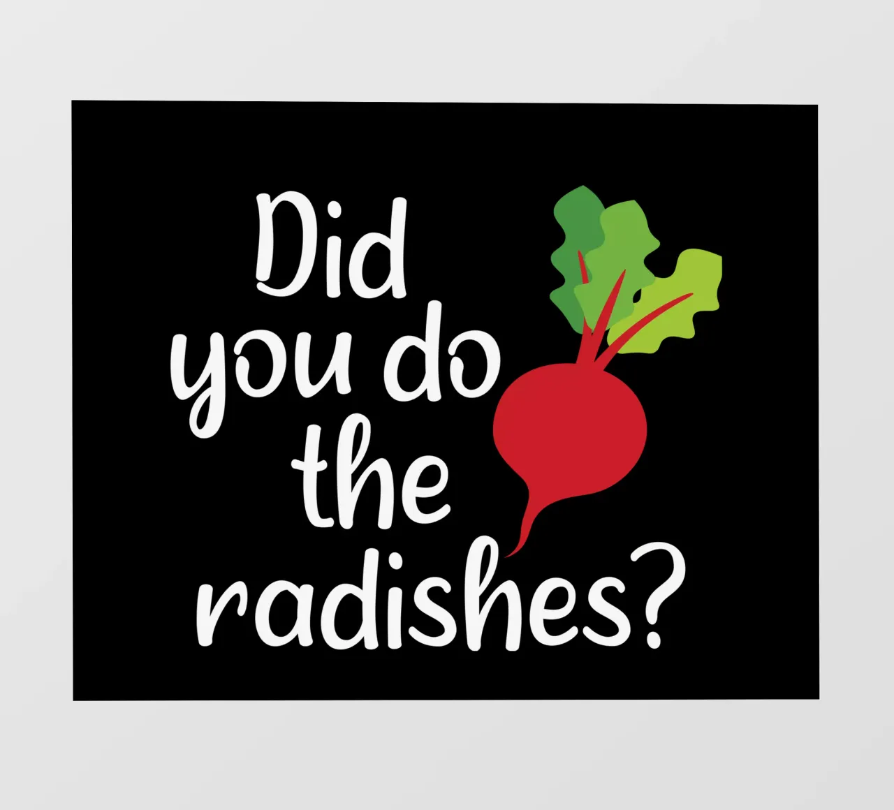 Did you do the radishes telo in pvc da mygreenvalue