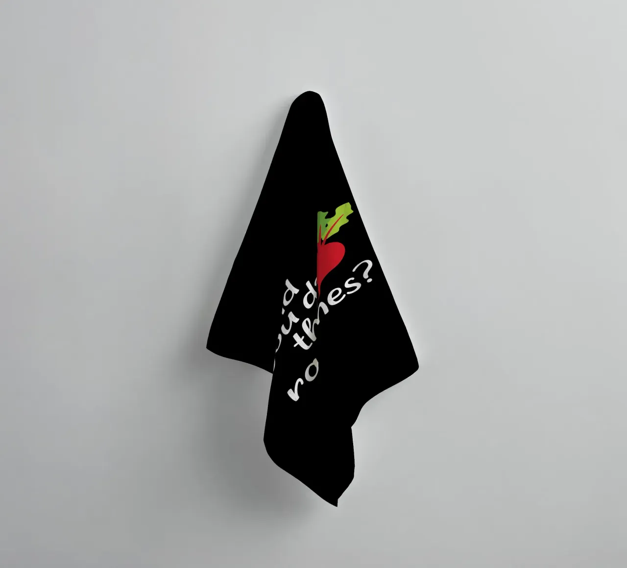 Did you do the radishes asciugamano da bagno da mygreenvalue