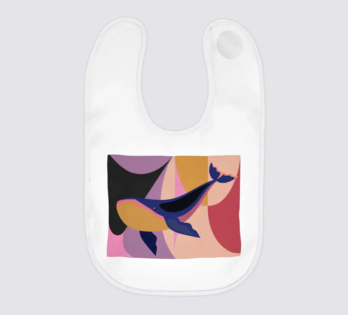 Blue Whale Babylätzchen von Gaite