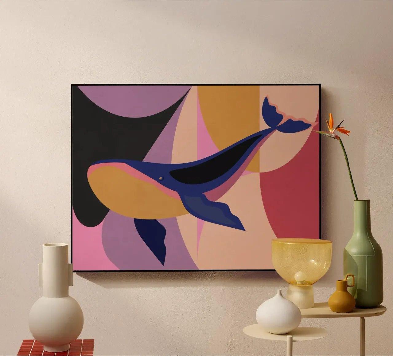 Balena blu plexiglass da Gaite