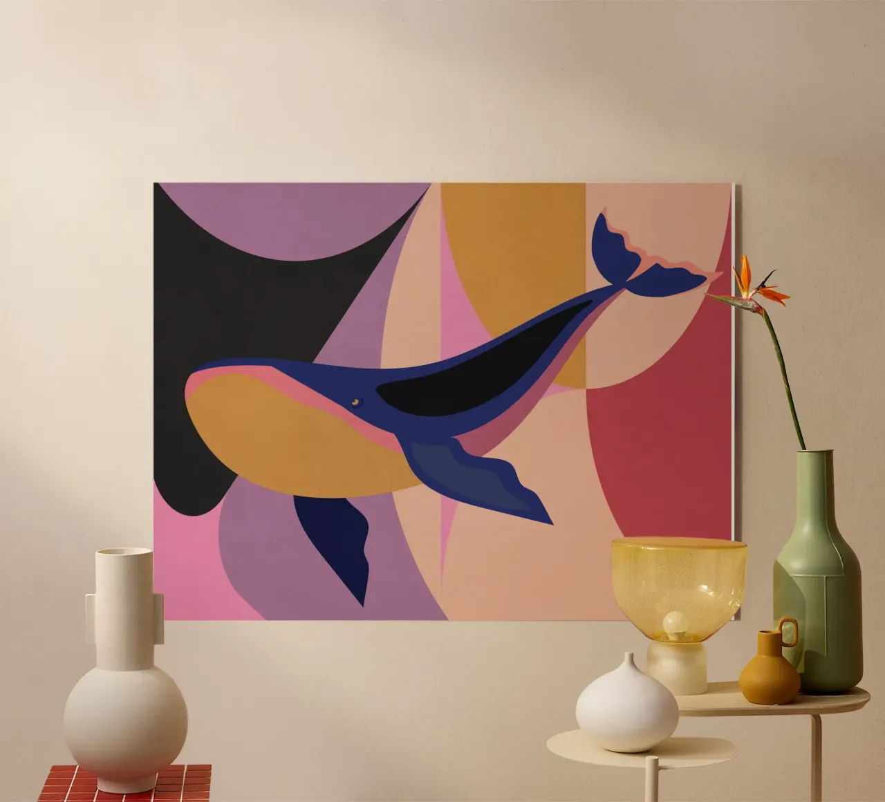 Balena blu plexiglass da Gaite