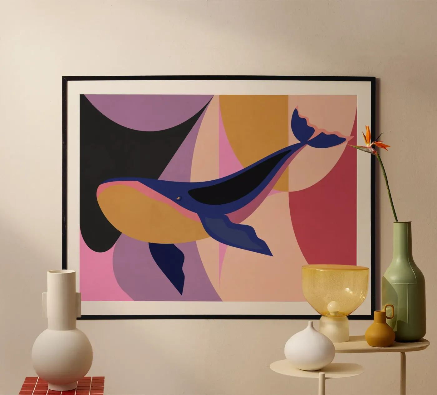 Blauwal Poster von Gaite