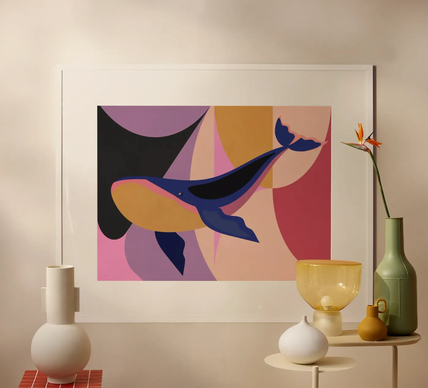 Blauwal Poster von Gaite