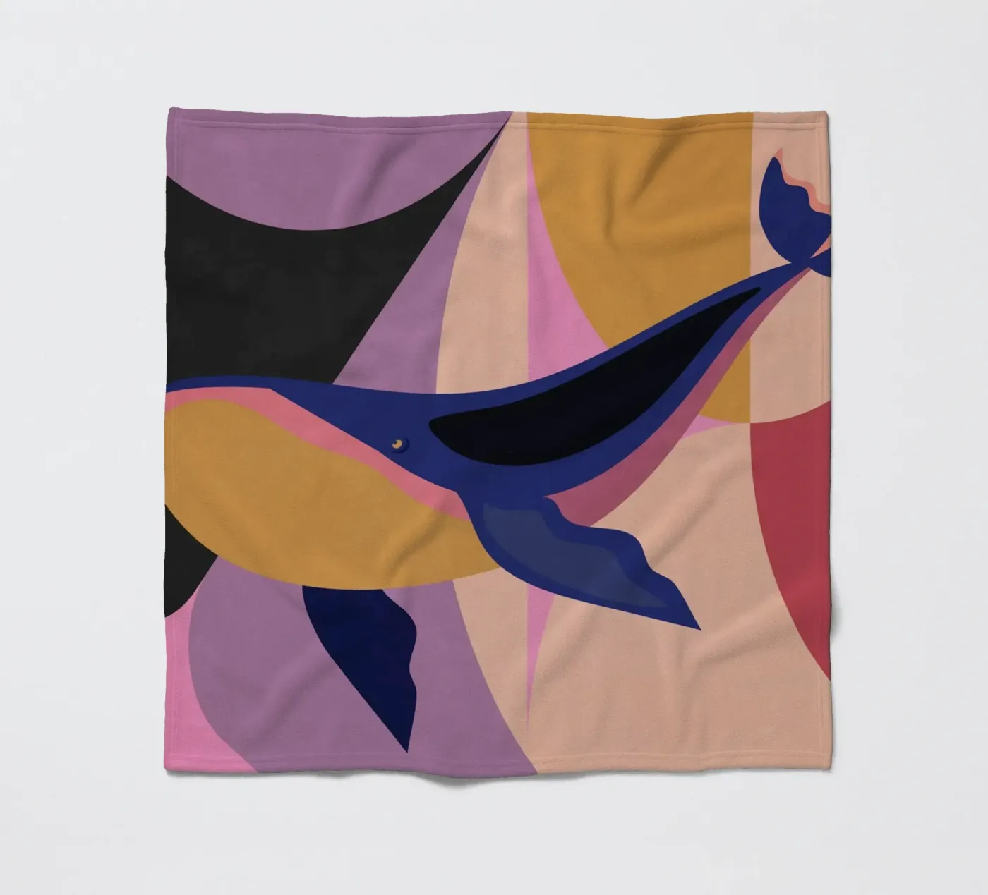 Blauwal Fleecedecke von Gaite