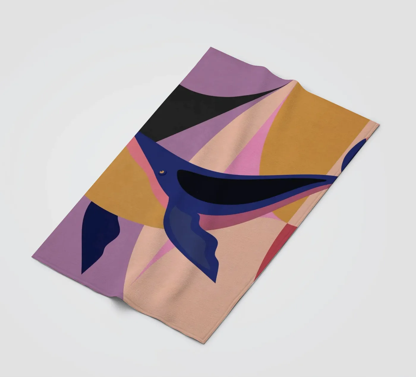 Blauwal Fleecedecke von Gaite