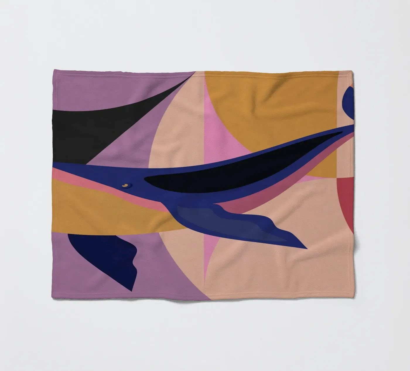 Blauwal Fleecedecke von Gaite