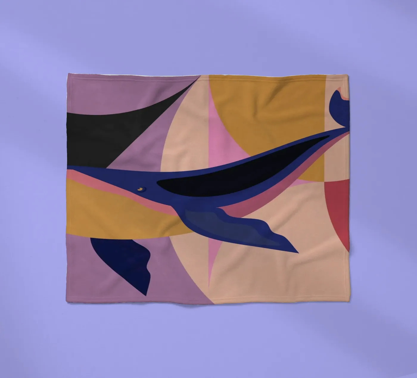 Blauwal Fleecedecke von Gaite