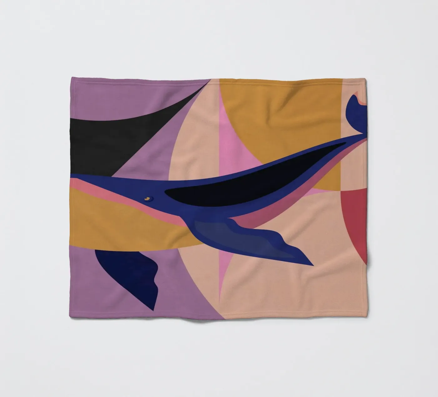 Blauwal Fleecedecke von Gaite