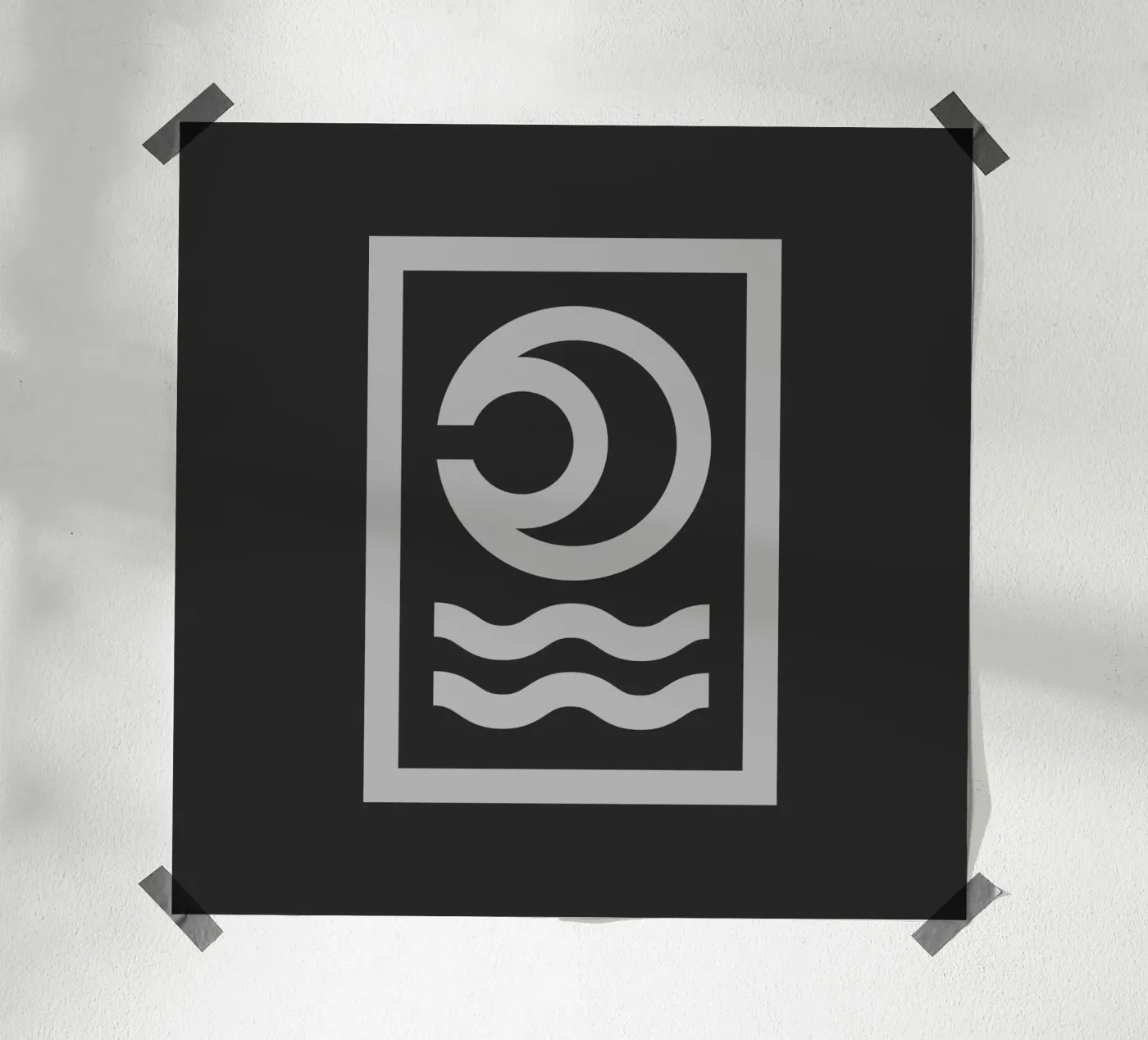 Mond Poster von Sebastian Kern