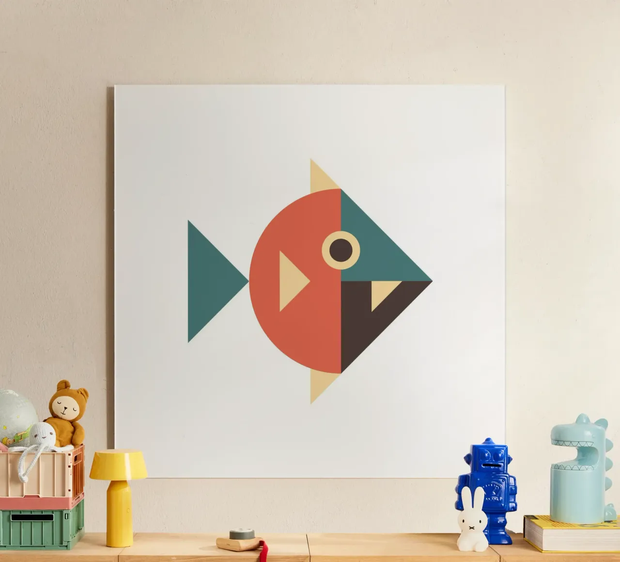 Piranha plexiglass da Sebastian Kern