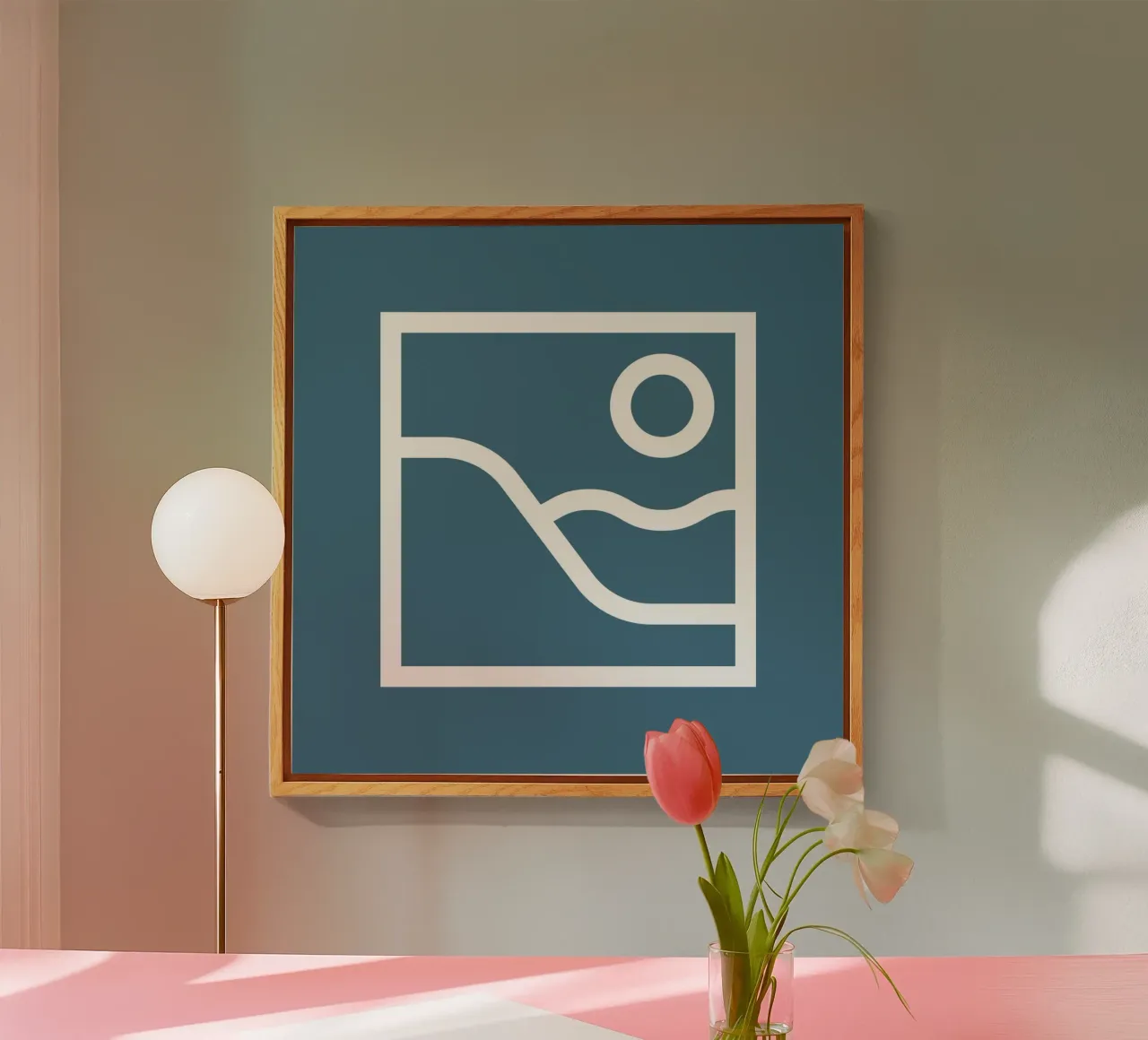 Düne / Blau plexiglass da Sebastian Kern