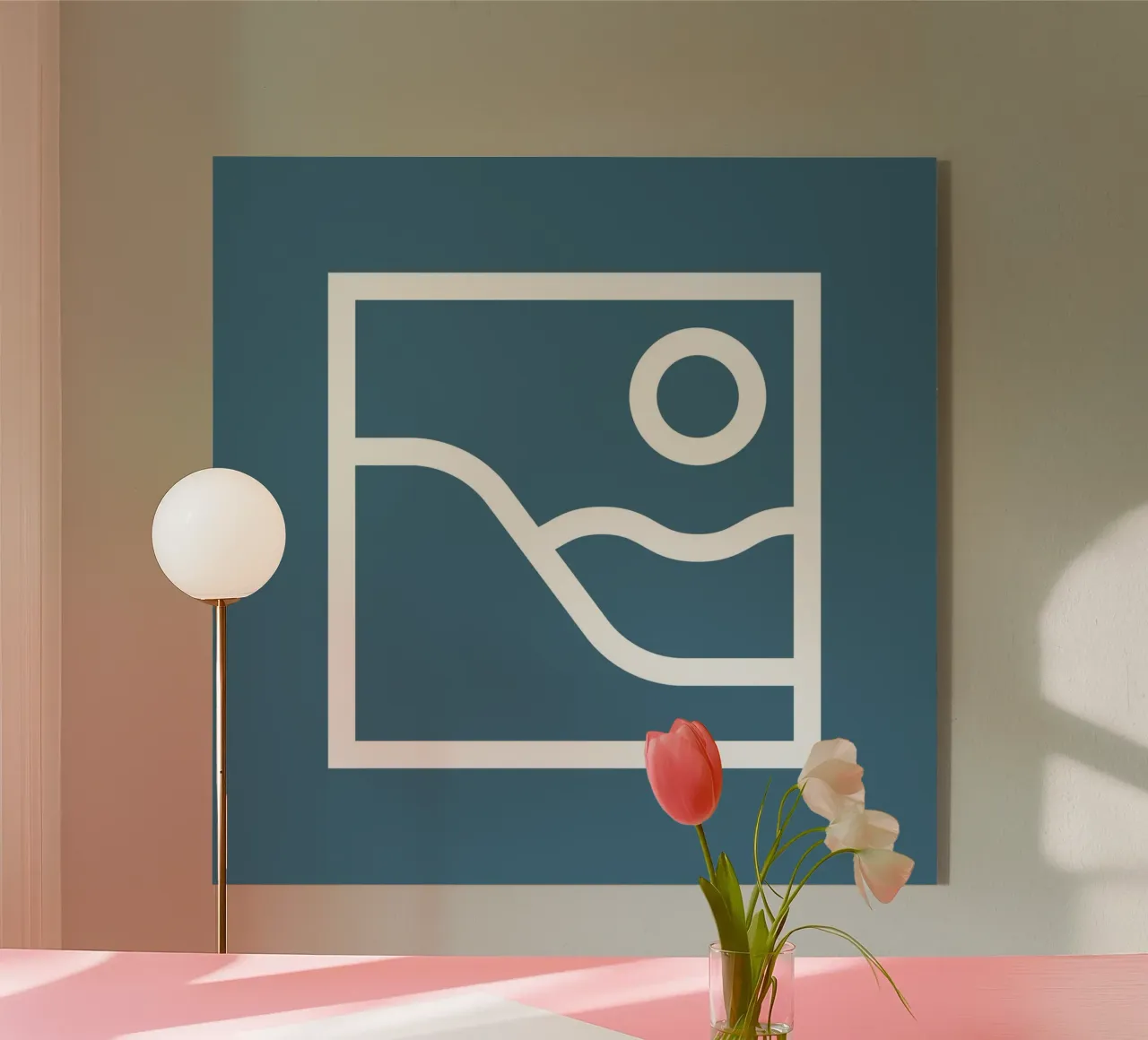 Düne / Blau plexiglass da Sebastian Kern